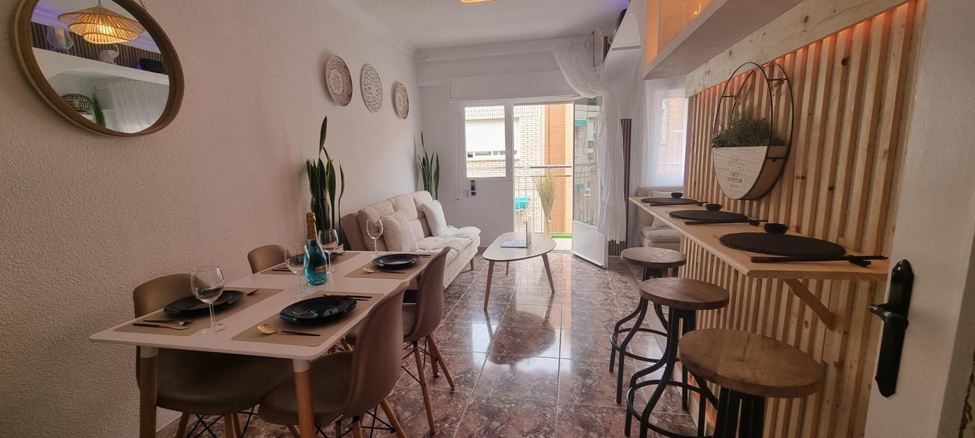 Wabi Beach Home - Frente Al Mar Con Aire Acondicionado Águilas Εξωτερικό φωτογραφία
